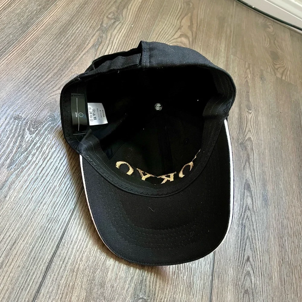 Black Cap with Gold 'TOKYO' Embroidery